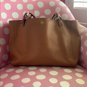 Brown leather Tory Burch bag